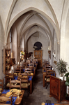 852381 Interieur van het restaurant in het voormalige klooster Mariënberg (Benschopperstraat 43) te IJsselstein